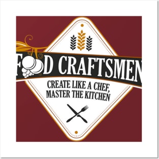 The Food Craftsmen Basic Logo Posters and Art